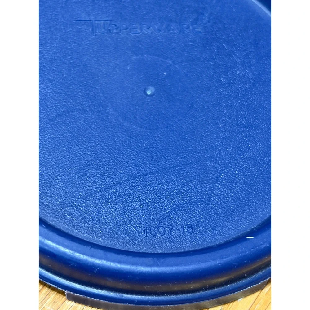 Tupperware Modular Mates Oval 5 Canister Blue Seal 1661-8 4.75 Cups 1.1L USA